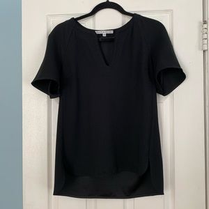 Trina Turk Black Structured Top
